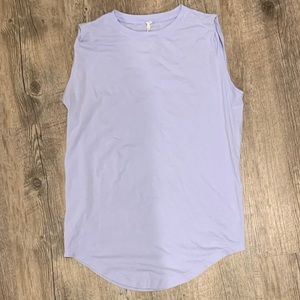 lulu lemon purple tank top